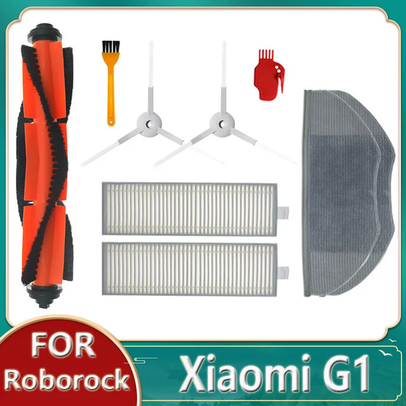 

For Xiaomi Mijia G1 Sweeping Robot Vacuum Cleaner HEPA Filter Main Side Brush Washable Mop Cloth Replacement Accessories