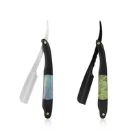feather razor vintage manual change blade shaving razor retro folding knife holder men shaving barber tools gift