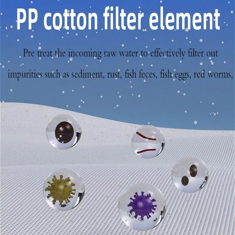 Универсальный фильтр для душа из полипропилена и хлопка