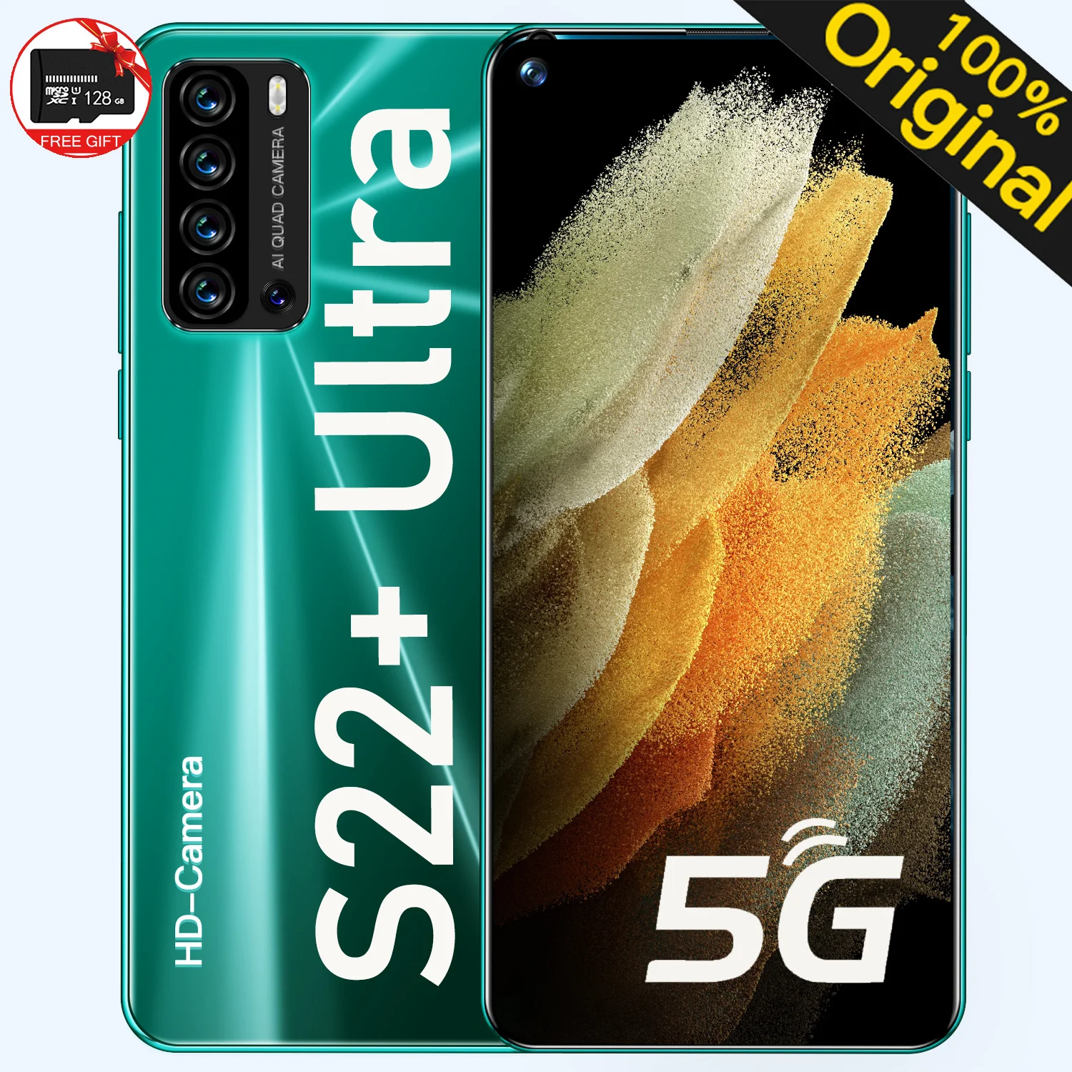 

Смартфон S22 +, экран 7,3 дюйма, Android, камера 24 Мп + 48 МП, 4G
