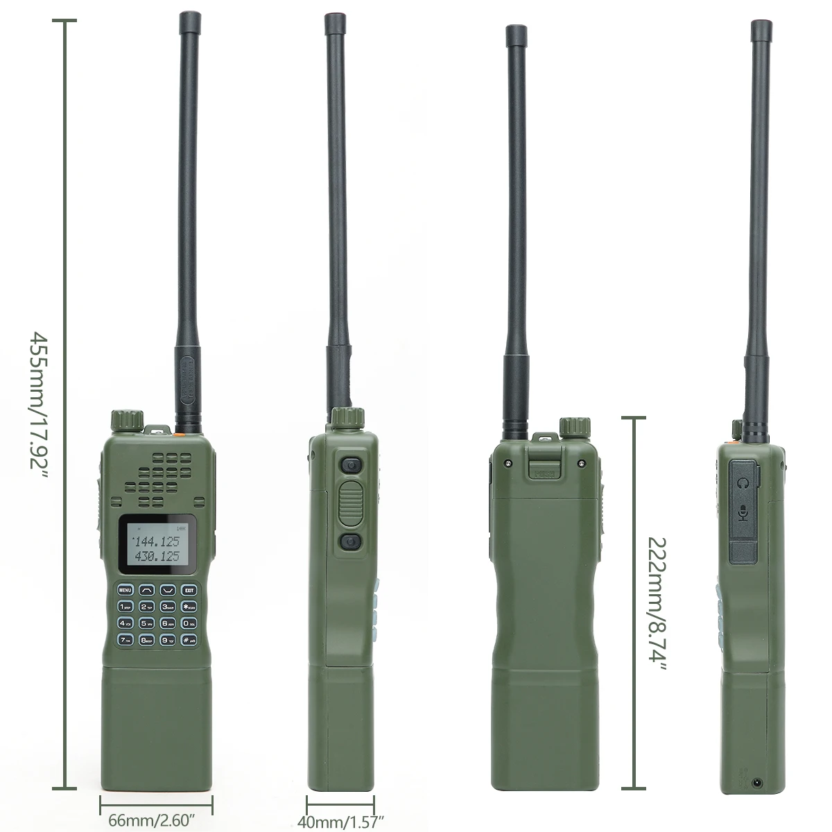 Baofeng AR-152 VHF/UHF Ham Radio 15W Powerful 12000mAh Battery Portable Tactical Game Walkie Talkie AN /PRC-152 Two Way Radio enlarge