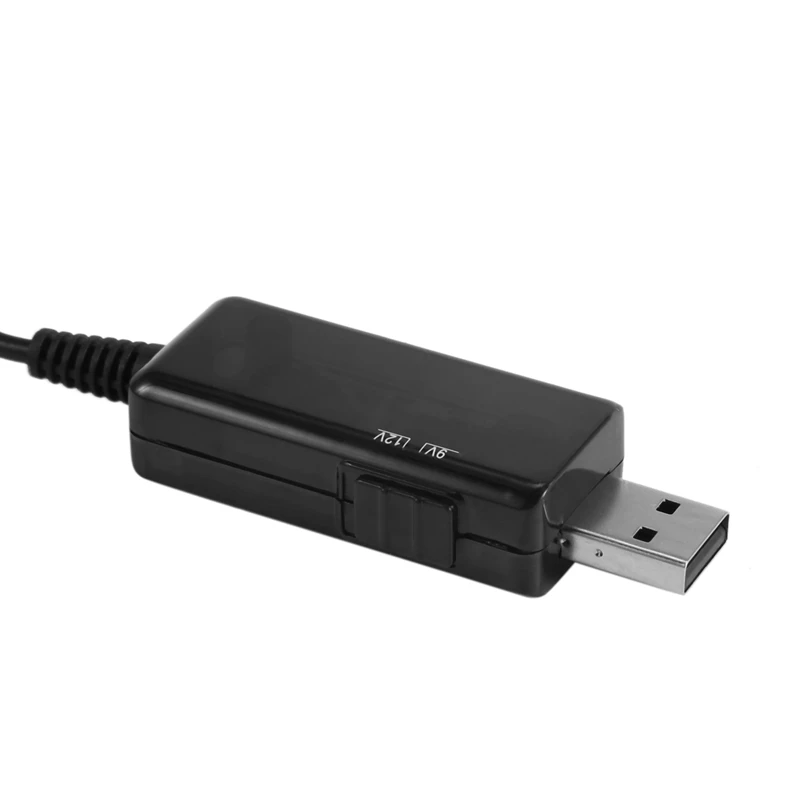 Фото 2X USB повышающий кабель 5 в до 9 в 12 В постоянного тока Преобразователь напряжения 1 а повышающий трансформатор постоянного тока регулятор питания с переключателем №3