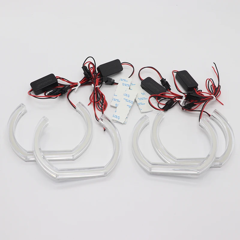 

BMW 3er E91 E90 LCI Xenon Angel Eye Kit 316i 318i 320i 323i 325i 328i 330i Белая Акриловая Крышка Светодиодное Кольцевое Осве...