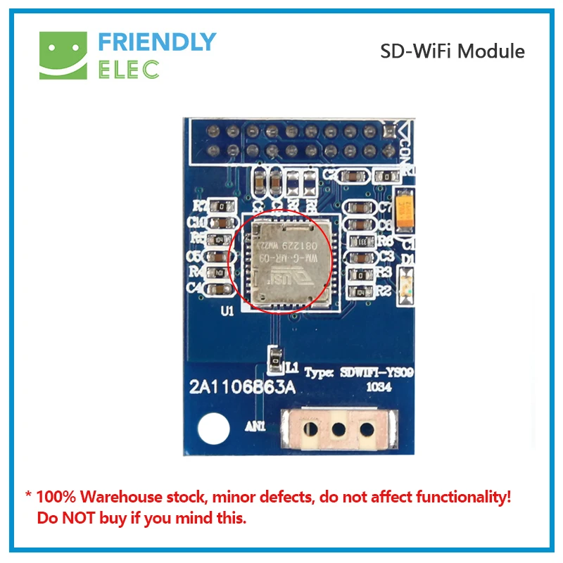 Модуль SD-WiFi поддерживает Smart210 Tiny210 mini210s mini6410 Tiny6410