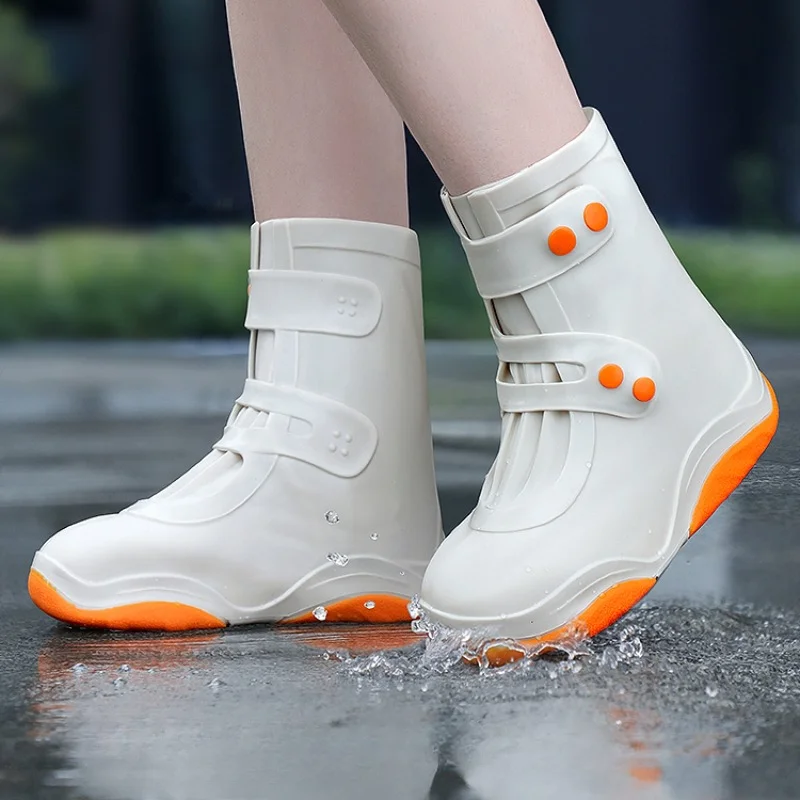 

Outer Wear-resistant Children's Rain Silicone Wear Thickened Rainy Rain Anti-slip Women's Waterproof Day Shoe Shoes Boots Covers