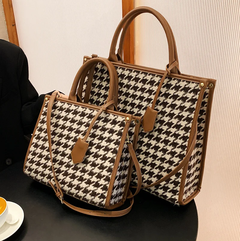 

Texture Large Capacity Bag 2023 New Fashion Autumn And Winter Casual Crossbody Bag Handbag Commuter Tote Bag For Women