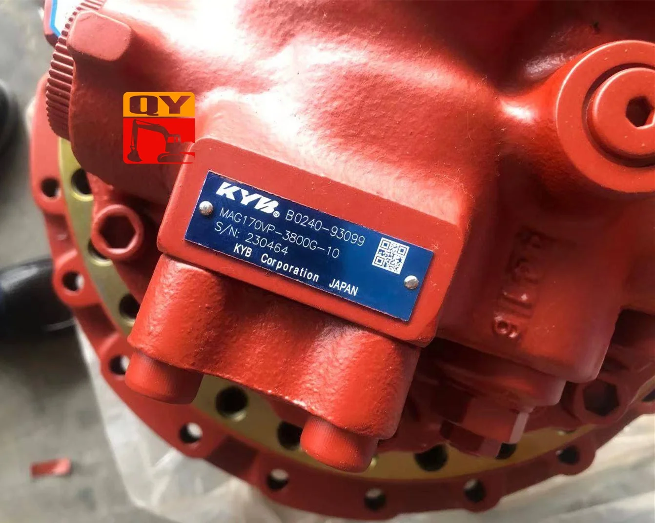JS240 Торцевой диск JS240 Двигатель хода в сборе MAG170VP-3800G MAG-170VP-3800G (art.: 3920d2ca0d14b) - 3920d2ca0d14b
