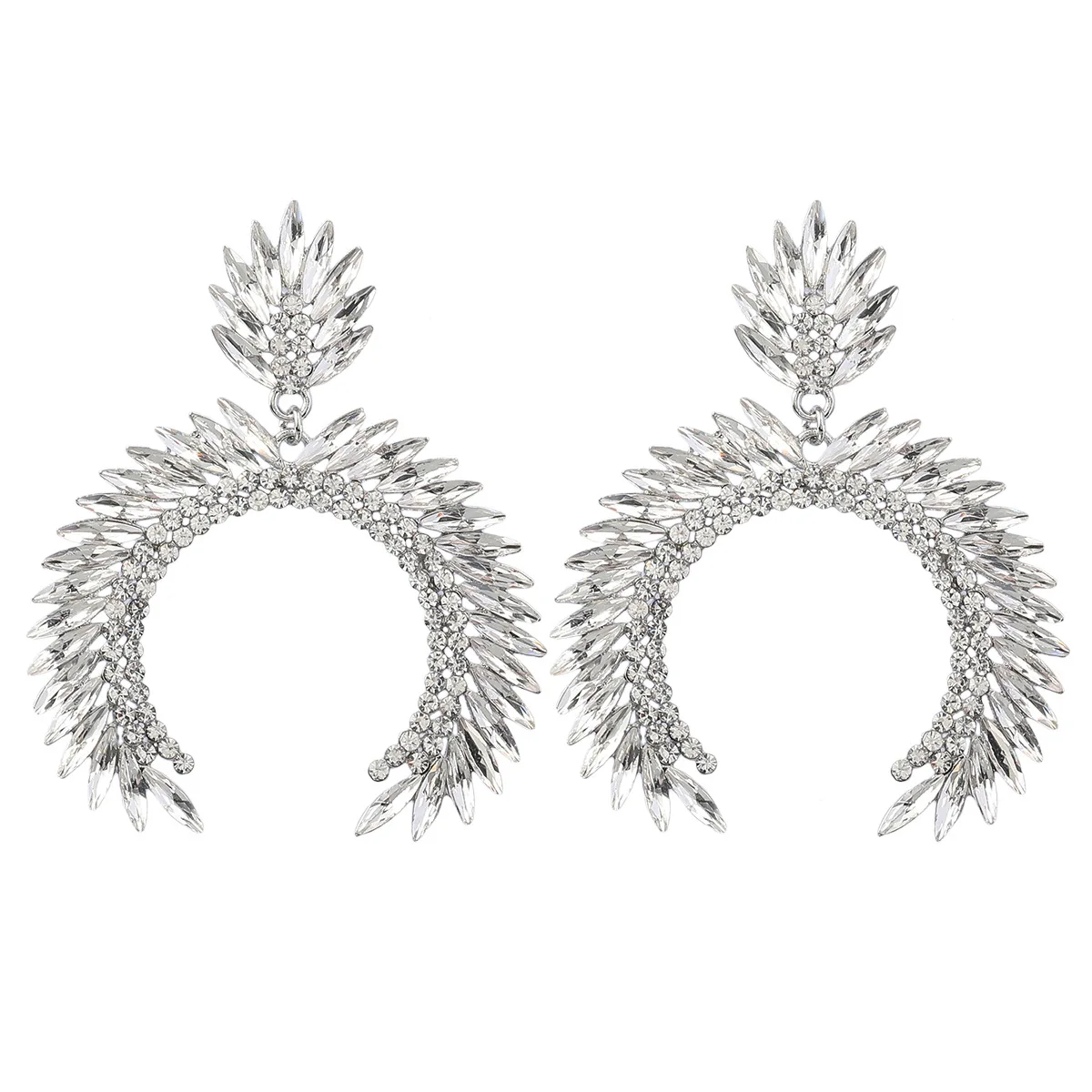 

New Hot Selling Earrings Romantic Sliver Earrings Alloy Geometric Earring Stainless Steel Earring Accessories Birthday Gift