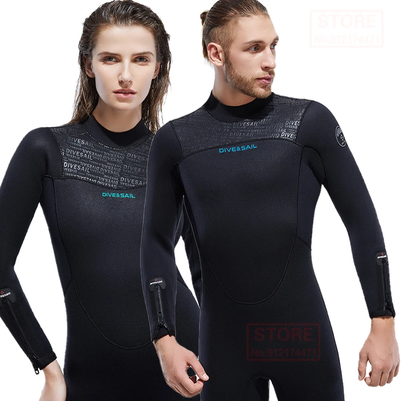 Premium 3MM/5MM Neoprene Wetsuit Men Women for Deep Scuba Diving Snorkeling Thickened Warm Wetsuit Swimming Kayaking Surf Suits