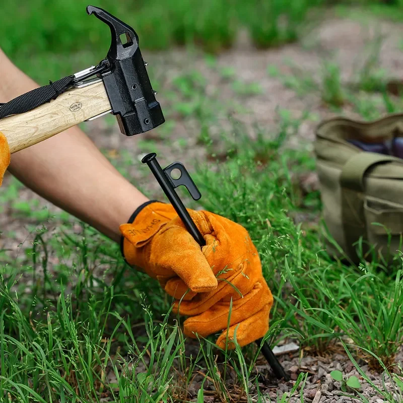 12 упаковки гвоздей для палаток Сверхмощные стальные гвозди Колышки кемпинга