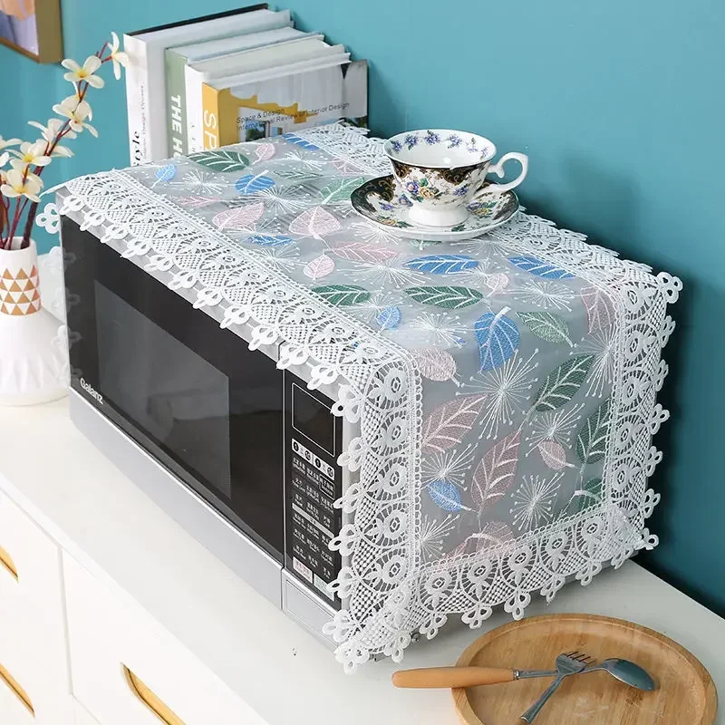 35x100 см чехлы для микроволновой печи с вышивкой пыленепроницаемые стиральная