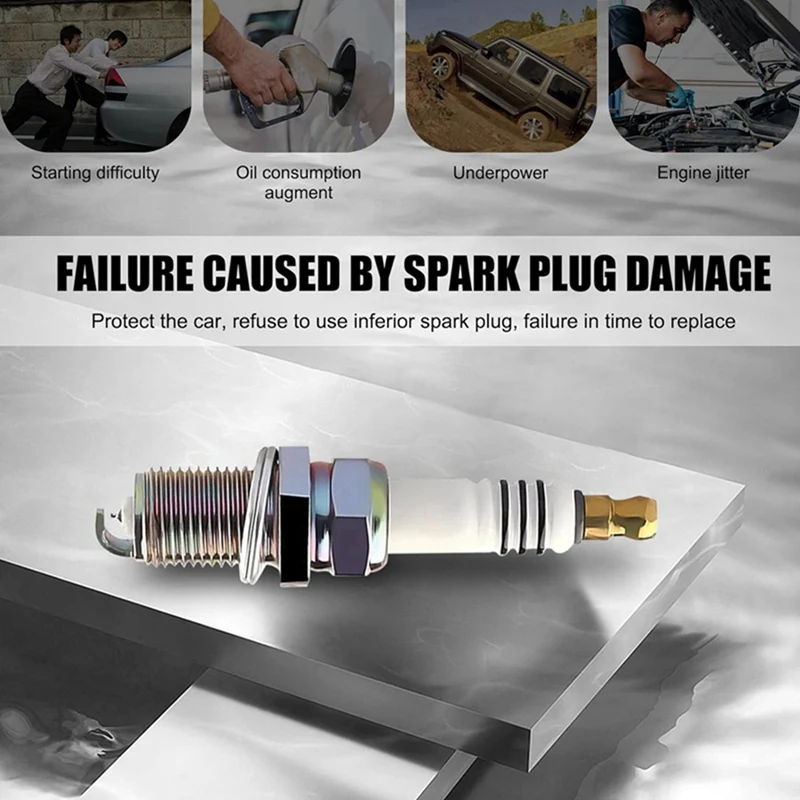 4 шт. автомобильные свечи зажигания запасные части для двигателя аксессуары Honda