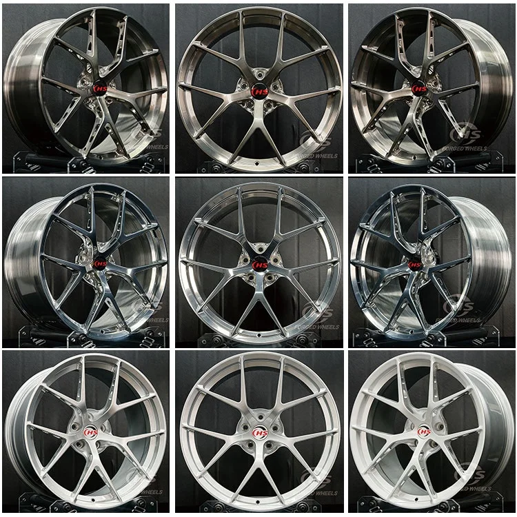 Фото Кованые легкосплавные диски с полыми спицами 5x120 5x112 для M2 F87 M3 F80 G80 M4 F82 G82 M5 F90 RS6 RS7 R8 S4 A35 №5