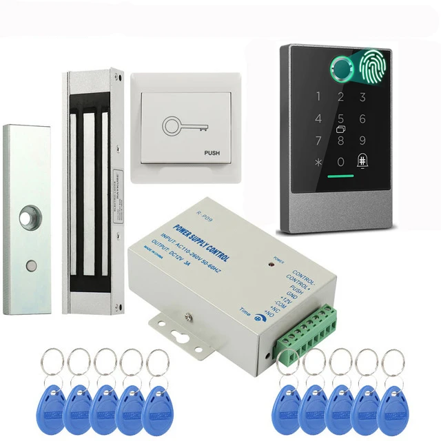 

TTlock APP Control Access Control System Kit 180KG/280KG Electric Magnetic Lock + Password Keypad Gate Opener