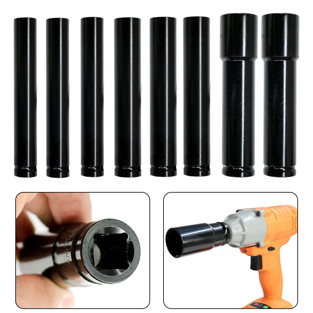 

1pc Sleeve Drill 150mm Socket Impact Wrench Hex Socket Head 12.7mm Adapter Spanner Converter Tools For Mechanic Hand Tools