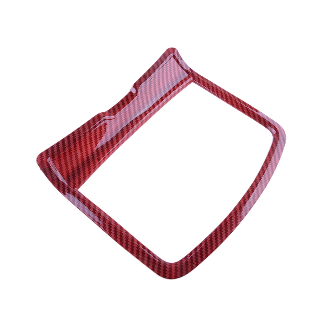 

Car Central Cup Holder Frame Trim Cover Red Carbon Fiber Style Fit for Dodge Charger 2011-2016 2017 2018 2019 2020 2021 2022 ABS