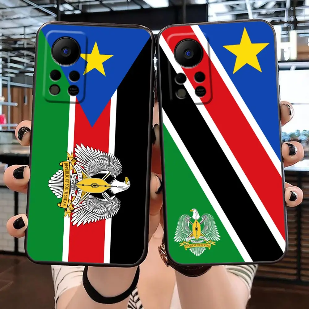 

Case For Infinix TECNO CAMON 19 16 ZERO X NEO 20 8 POVA 4 2 NEO2 NOTE 12 G96 11 10 8 8I S5 Pro 5G Case Para Flag Of South Sudan