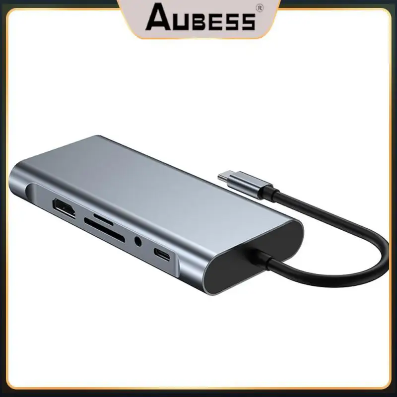 

11 In 1 Docking Station 4k Laptop Extender High Speed Transmission Computer Hub Fast Charging Converter Multi Functional Usb 3.0