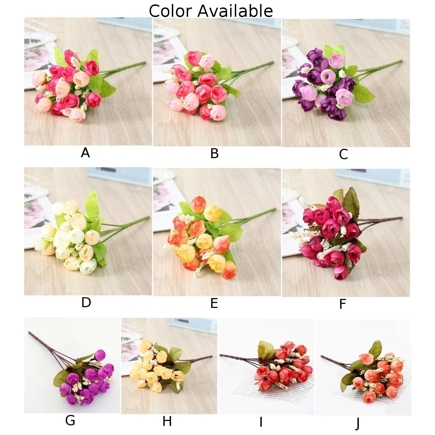 15 головок маленький бутон искусственная роза плетеная шелк сделай сам среда