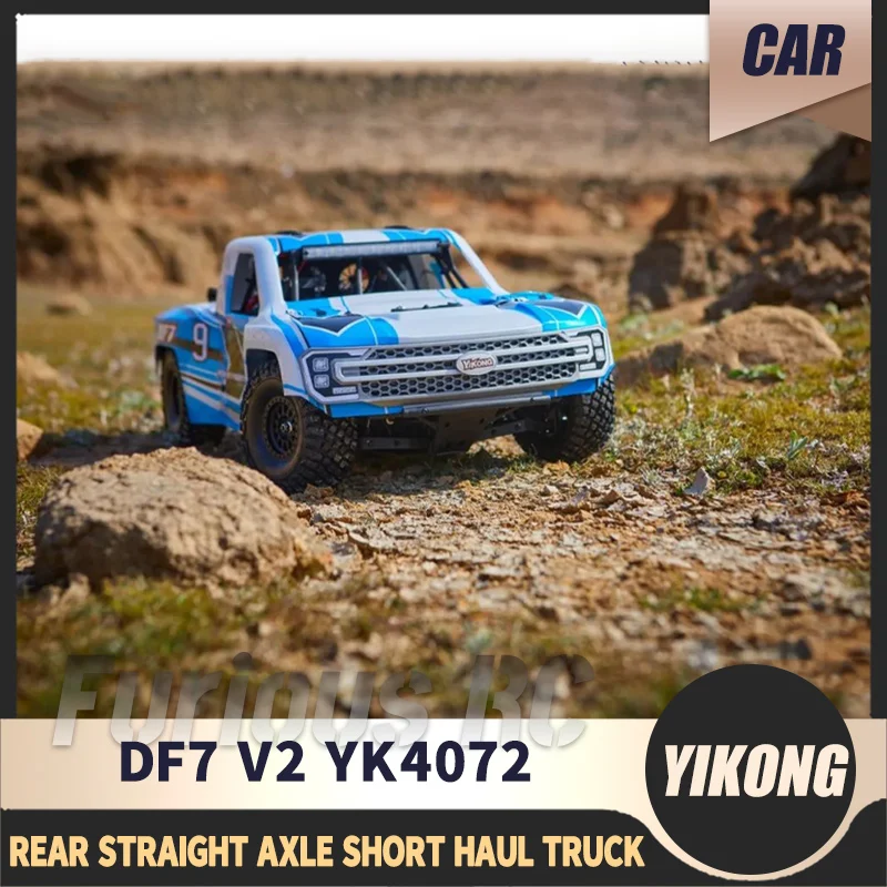 

YIKONG DF7 YK4072 6S Brushless 1/7 RC Electric Remote Control Model Car Short-haul Truck with Rear Straight Axle Adult Kids Toys