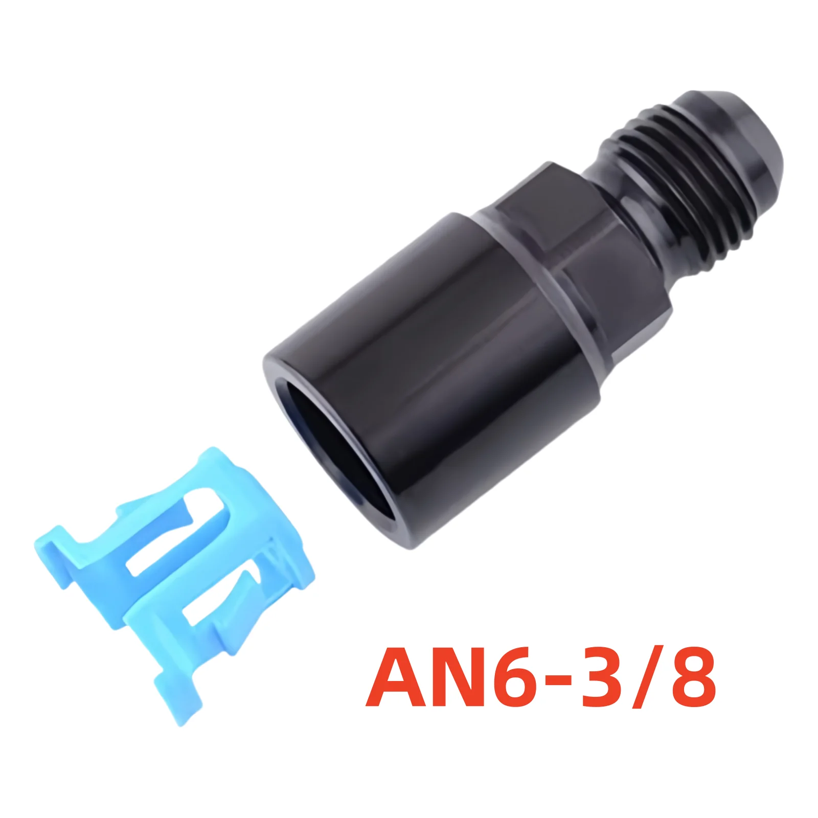 

Быстросъемный Адаптер 6AN AN6 (штекер) На 3/8" 5/16" AN8 8AN (гнездо), Топливный, Алюминиевый, Черный, 1 Шт.
