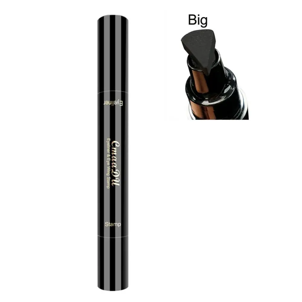 Быстросохнущая водостойкая жидкая подводка для глаз CmaaDu с двойной головкой