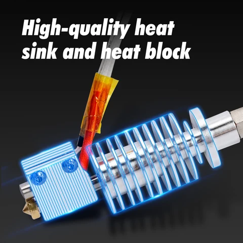 Комплект Hotend 24 В 40 Вт для печатающей головки Anycubic Vyper Volcano Heatblock, часть 3D-принтера, удаленная головка Bowden J-head для Kobra Max Kobra Plus