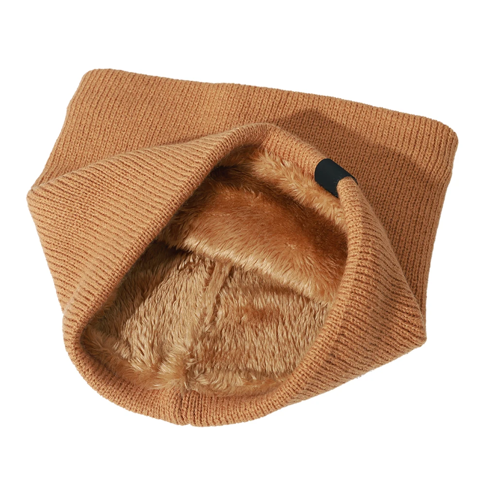 Зимний теплый шарф для мальчиков и девочек детский толстый шерстяной воротник