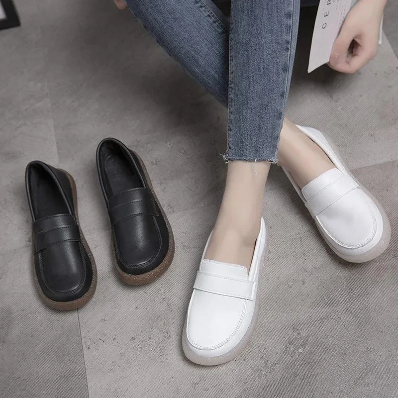 Women's Oxford  Loafers Medical Shoes for 2023 Barefoot Comfortable Moccasin Woman Soft Sandals Summer Flats Women's Moccasins