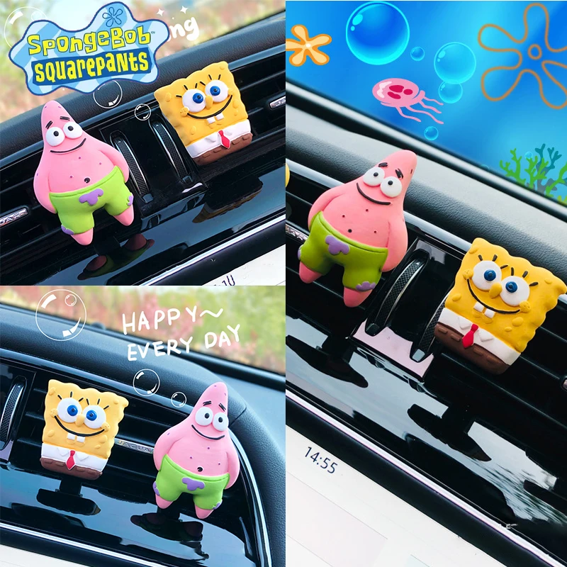 Губка Боб автомобиль ароматерапия аниме мультфильм Милая на воздухе для мужчин