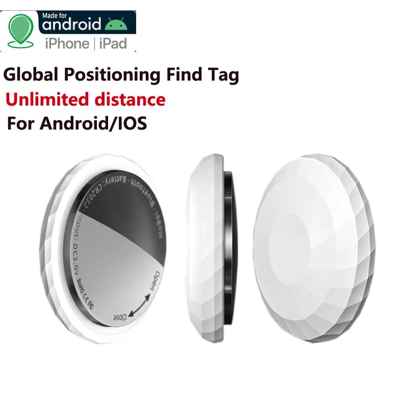 Фото Смарт-тег, действительно глобальное позиционирование, Find Tag для Android/IOS, устройства интеллектуальной предотвращения потерь для домашних животных/ключей/сумок, неограниченное количество расстояний №1