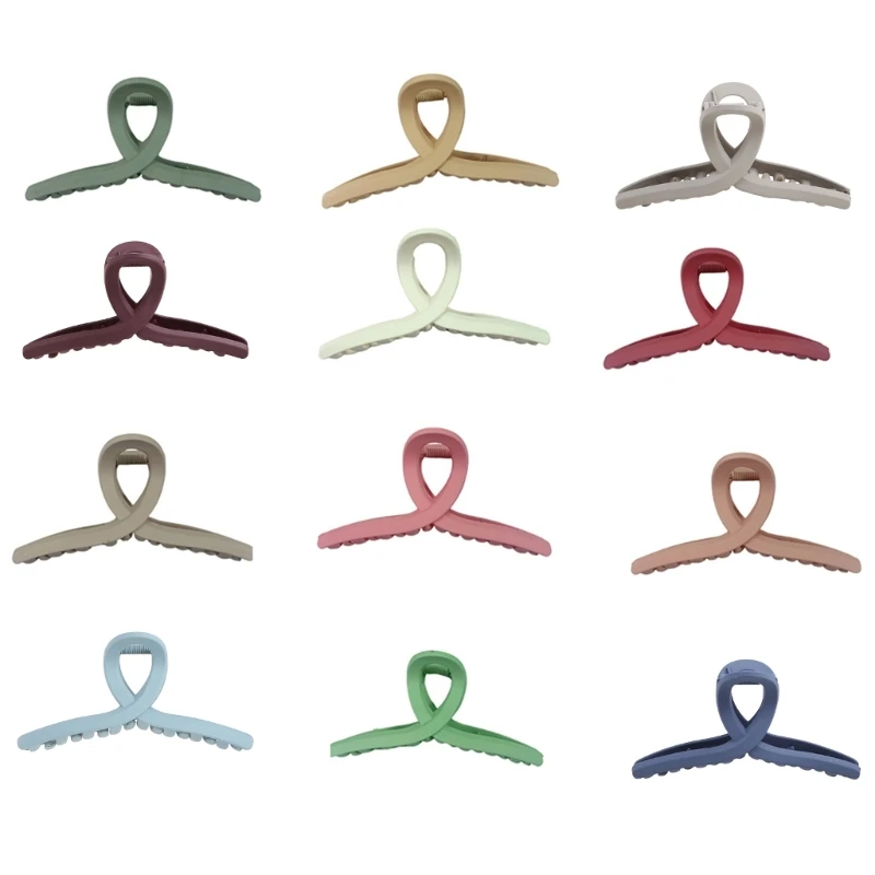 

Большие заколки для волос, набор зажимов для волос, простая Нескользящая заколка для волос, пластиковые зажимы для волос, аксессуары