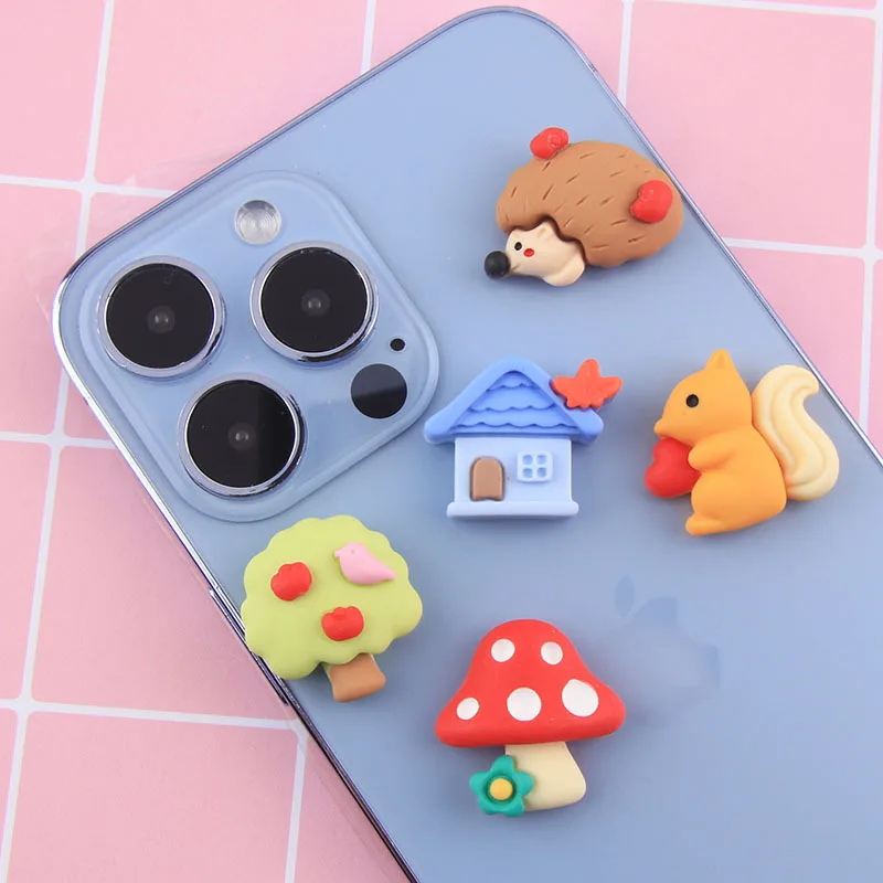 10 шт. смоляная Смешанная белка для рукоделия лук волос в центре украшение