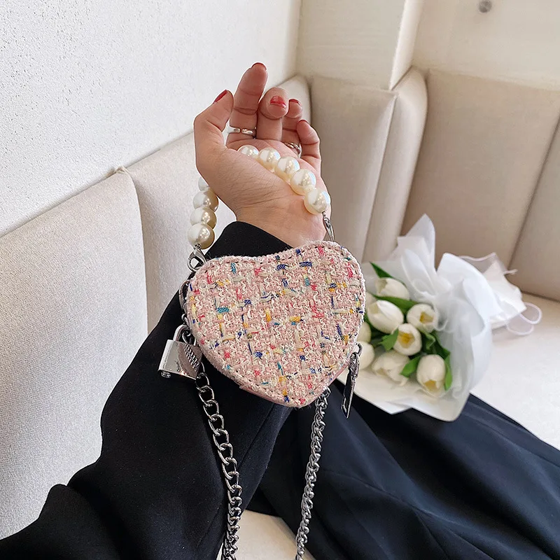 

Mini Pearl Shoulder Crossbody Bags for Women Luxury Designer Women's Bag Summer 2022 Famous Brand Small Flap Female Handbags