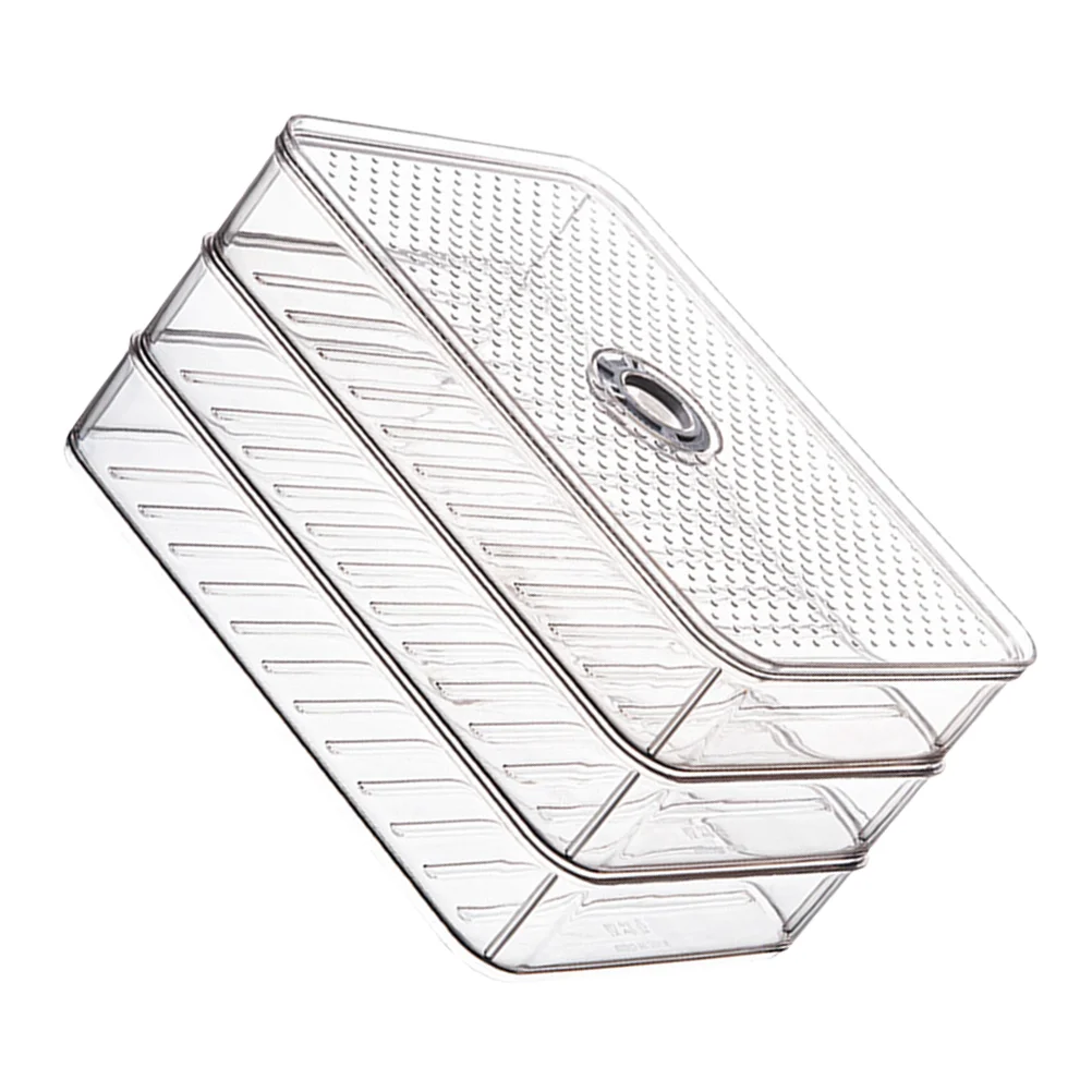 

1pc Fridge Food Storage Box Refrigerator Storage Box Multi-layer Home Crisper