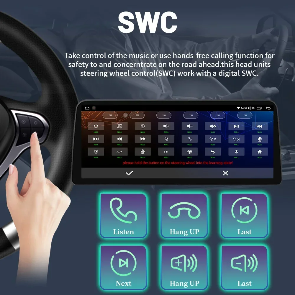 12 3 &quotдля Mercedes Benz Glml W166 X166 Gl350 Gl63 Мультимедийное автомобильное радио Bluetooth Android 4G