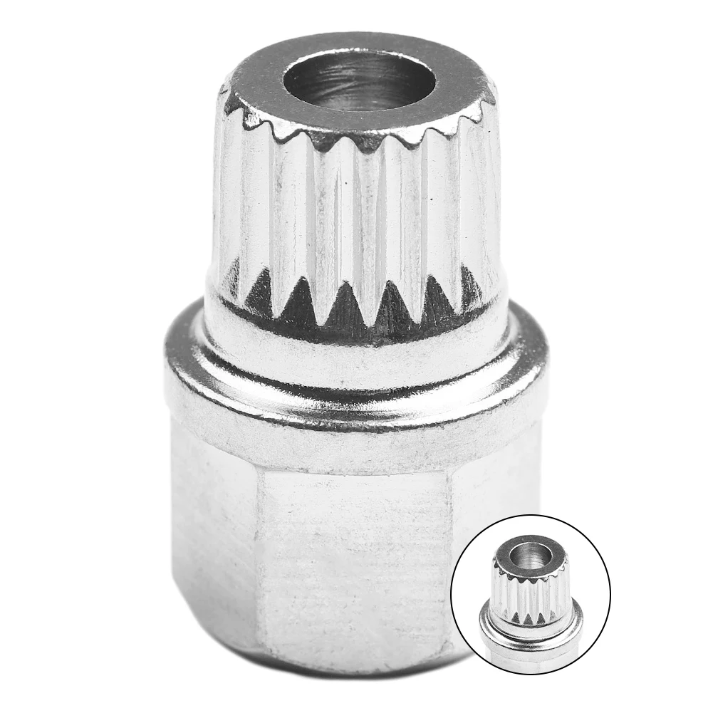 Гайка стопорного наконечника колеса противоугонная стопорная гайка ключ для