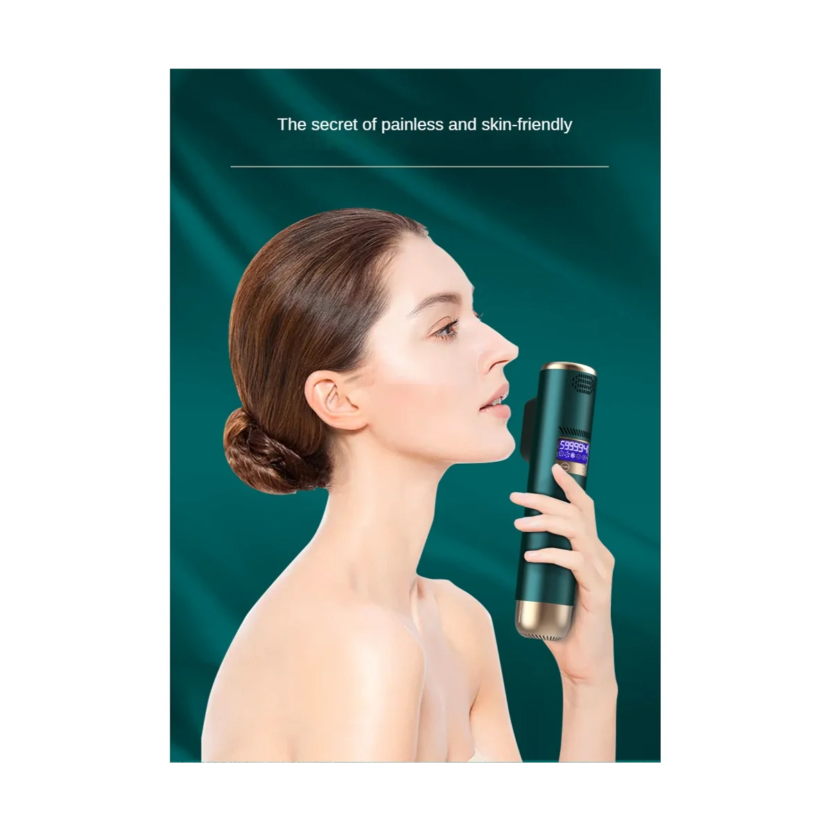 

Устройство для удаления волос с точки замораживания 2 в 1, бытовое устройство для лазерного удаления волос, удаление волос на теле, подмышечной области, зеленая вилка европейского стандарта