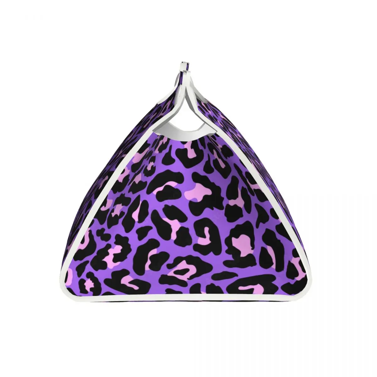 Неоновая фиолетовая и розовая коробка для бумажных салфеток с леопардовым