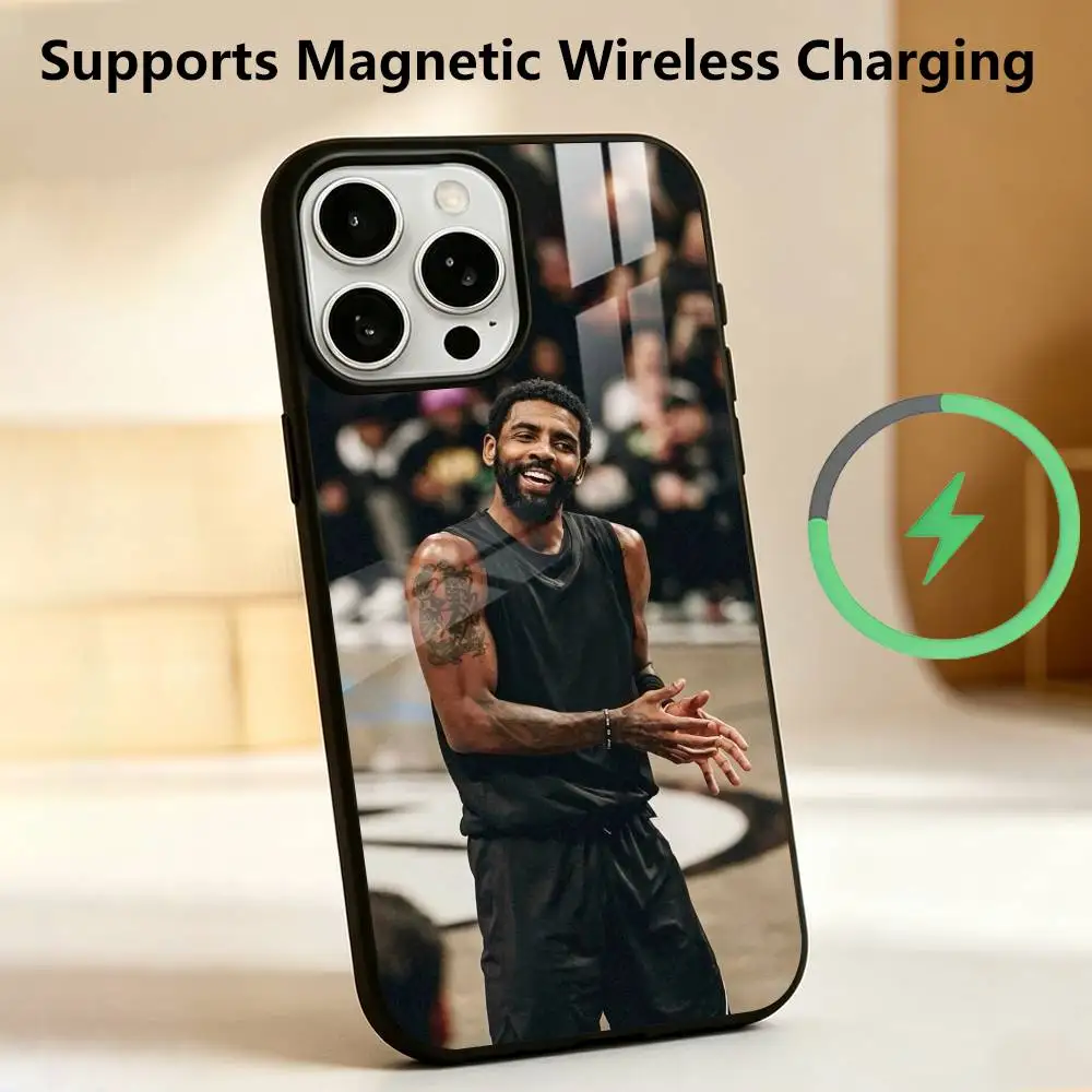 Фото Чехол для телефона K-Kyrie Irving для iPhone 17, 16, 15, 14, 13, 12, 11 Plus, Pro с поддержкой магнитной беспроводной зарядки №2