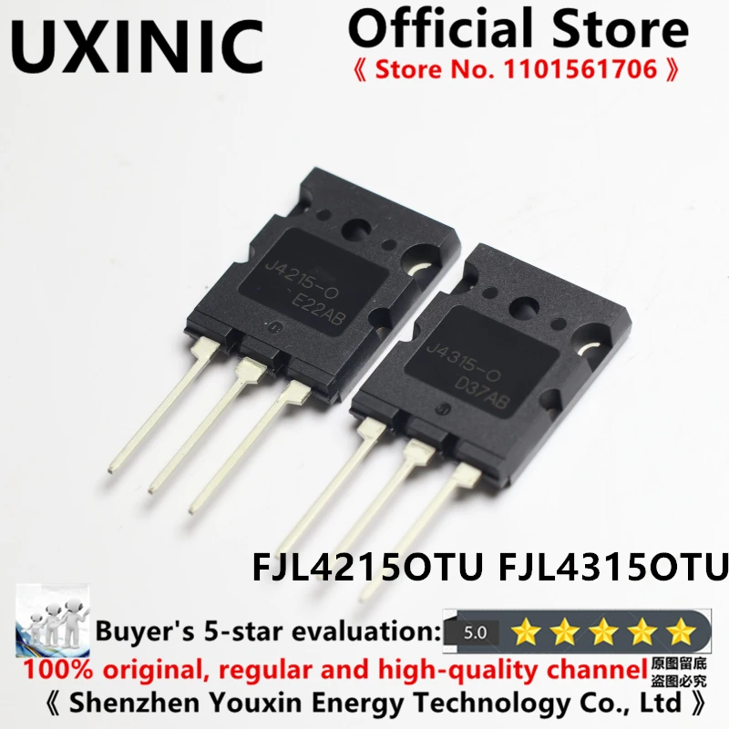 UXINIC 100% новый импортный оригинальный FJL4215OTU J4215-O FJL4315OTU J4315-O NPN + PNP транзистор
