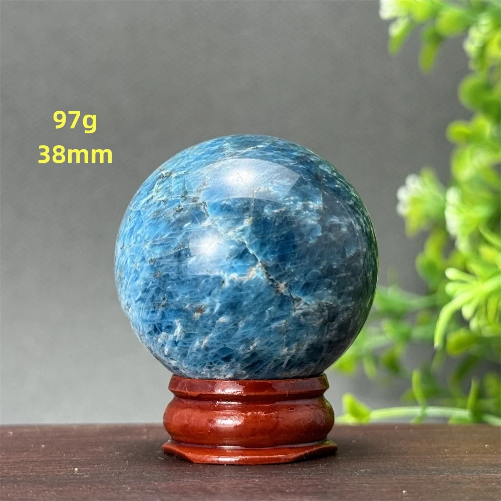 

Голубой апатит кварцевый шар для дома