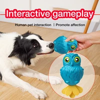squeaky latex dog toys durable rubber dog toy stimulate play interest and reduce separation anxiety interactive toy for puppy