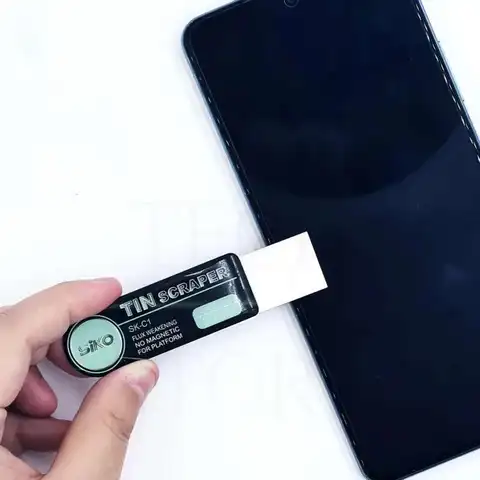 Ультратонкий 0,2 мм оловянный шпатель, скребок для реболлинга BGA, ремонт мобильного телефона, лезвие для удаления клея для трафарета BGA, ручные инструменты для реболлинга