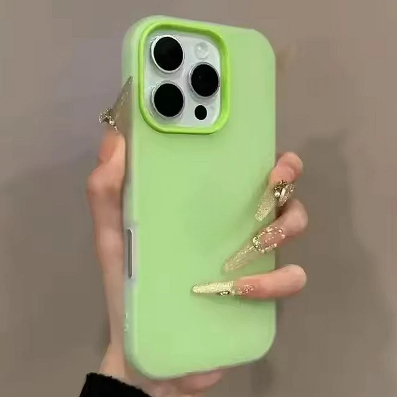 Розкішний матовий чохол для телефону цукеркового кольору для iPhone 11 12 13 14 15 16 17 Pro Max Plus Air Shockproof Bumper Back Cases Cover