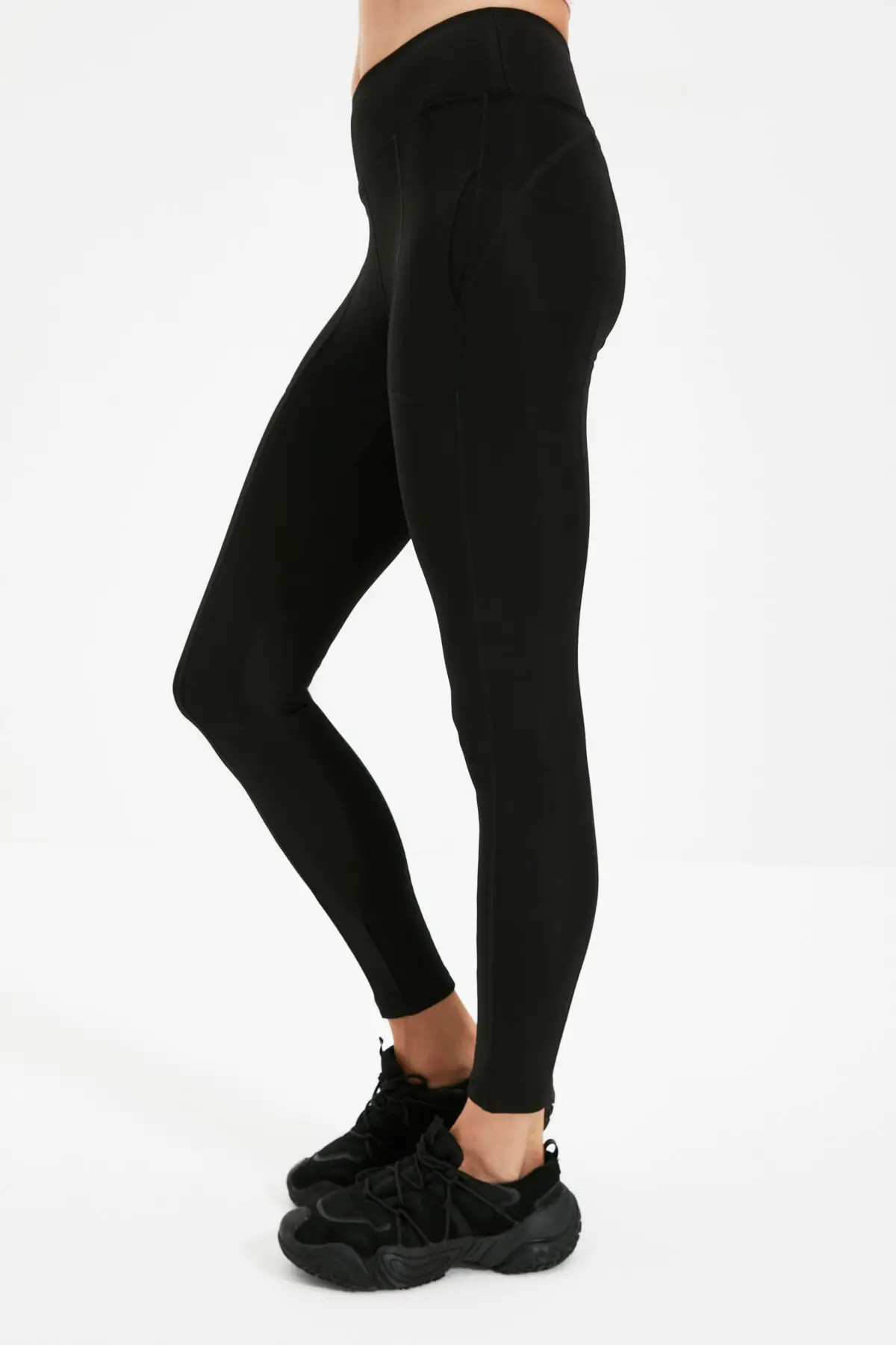 Black Sports Tight Top Trend Fashion Pretty and Cheap Cotton Tights For Women 135992377