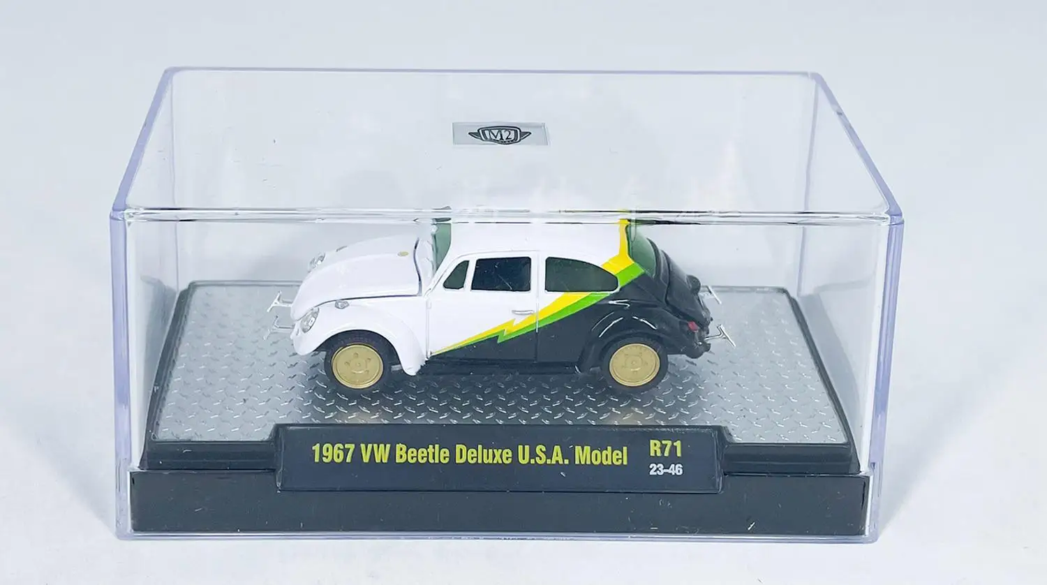 Машина M2 1/64 1967 Deluxe модель США R71 белая зеленая литье под давлением Коллекционная