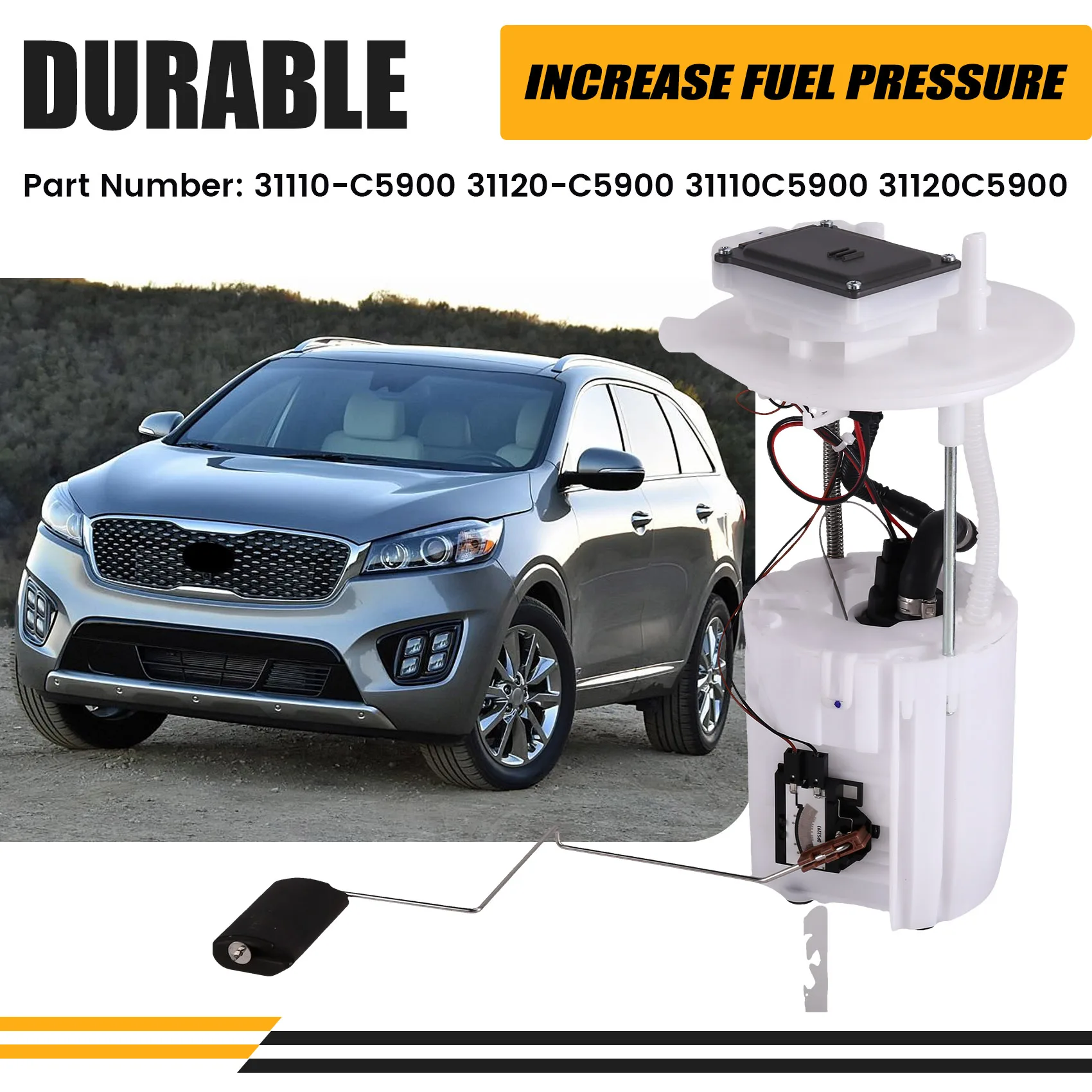 Топливный насос в сборе A02Q для Santa Fe Kia Sorento 2014-2017, номера деталей 31110-C5900, 31120-C5900 (art.: 3920db20fffd7) - 3920db20fffd7
