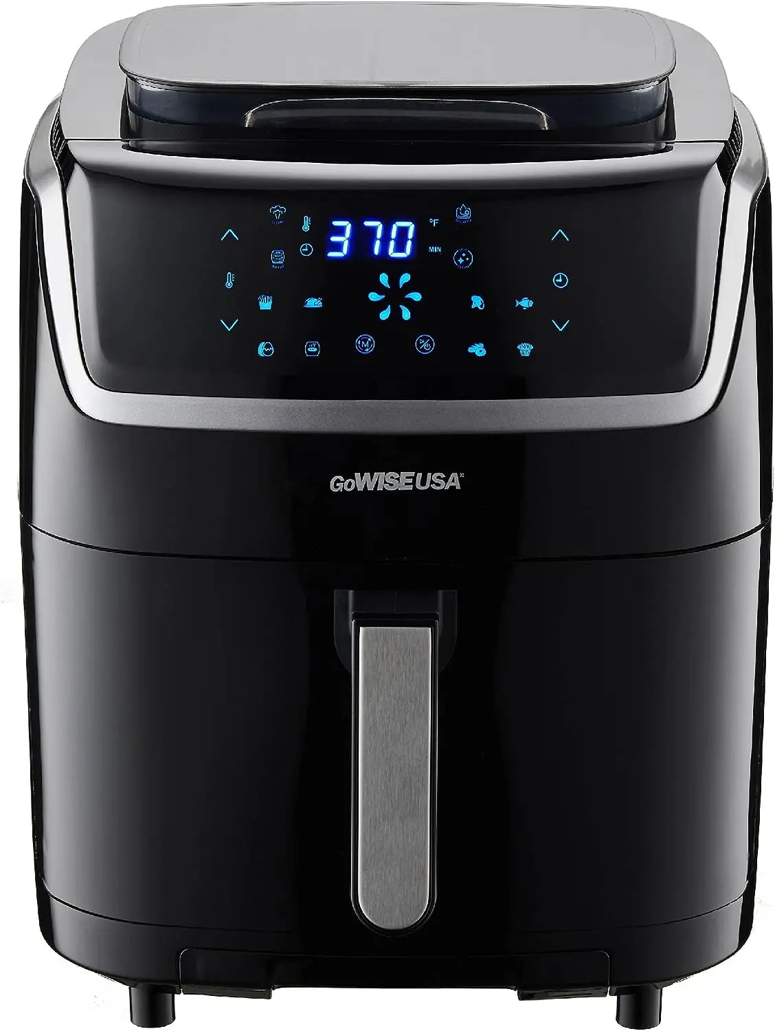 

Steam Air Fryer - with Touchscreen Display with 8 cooking presets + 100 Recipes