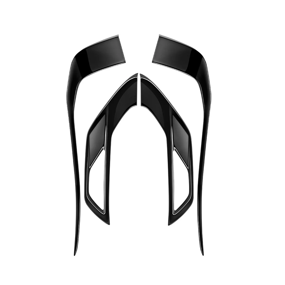 Передние противотуманные фары для Mitsubishi Outlander 2022 2023 наклейки на решетку передних